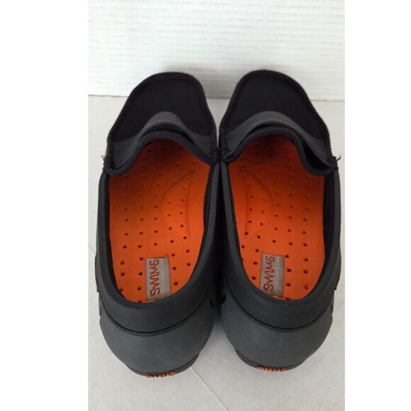 SWIMS Braided Penny Loafer Mens 8 Water Shoe Black Mesh Rubber Slip On Loafers main image 4